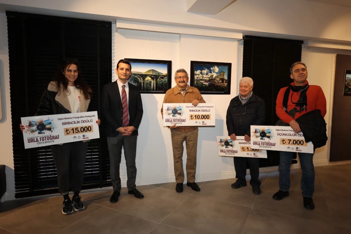 Urla Fotoğraf Yarışmasının kazananları ödüllerine kavuştu