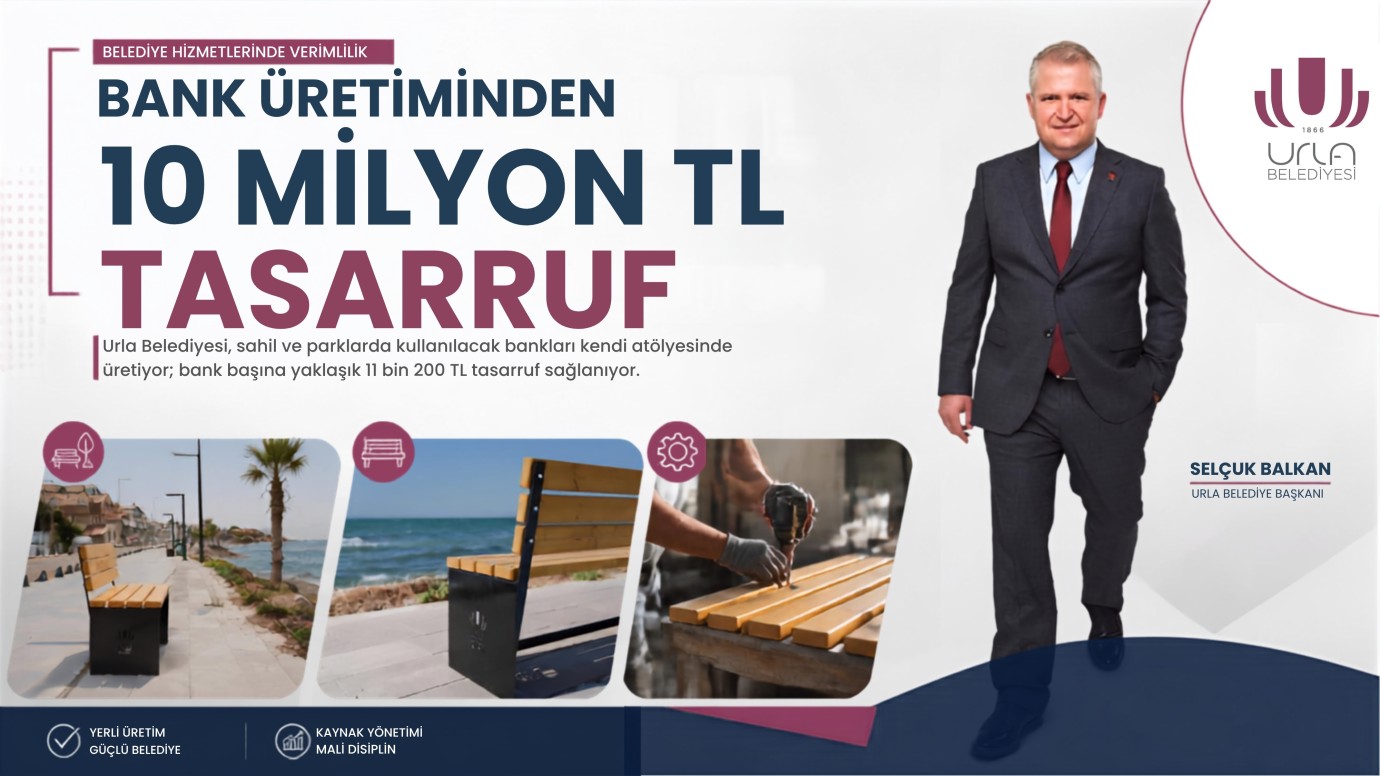 BANK ÜRETİMİNDEN 10 MİLYON TL TASARRUF