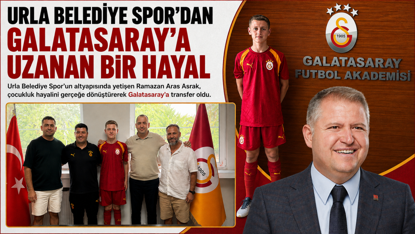 URLA BELEDİYE SPOR’DAN GALATASARAY’A UZANAN BİR HAYAL