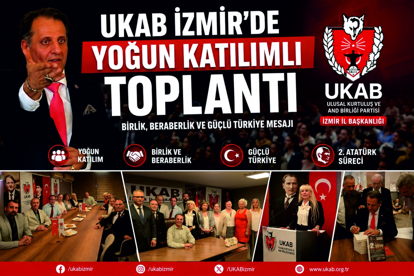 UKAB İZMİR’DE YOĞUN KATILIMLI TOPLANTI