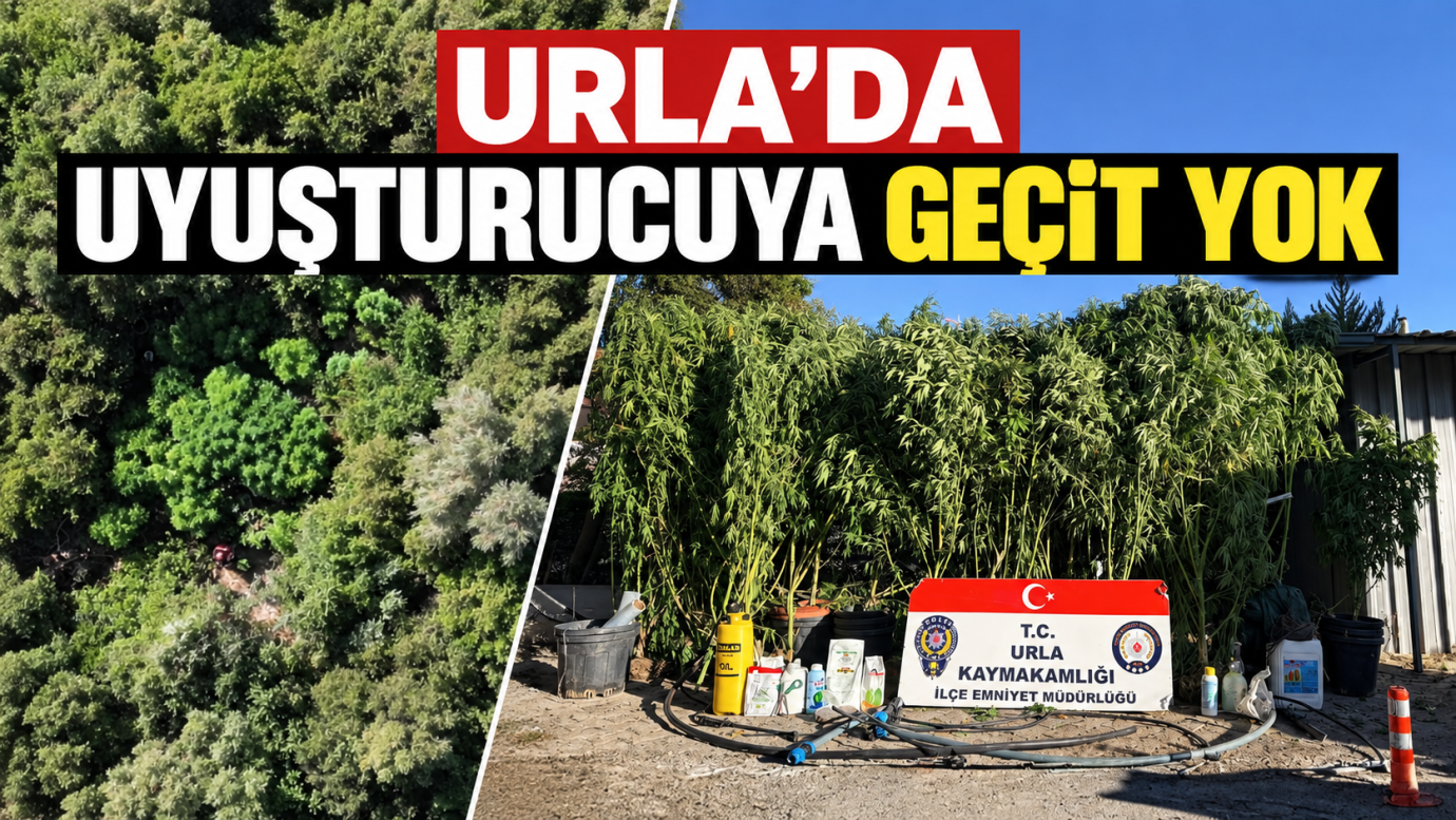 URLA’DA UYUŞTURUCUYA GEÇİT YOK