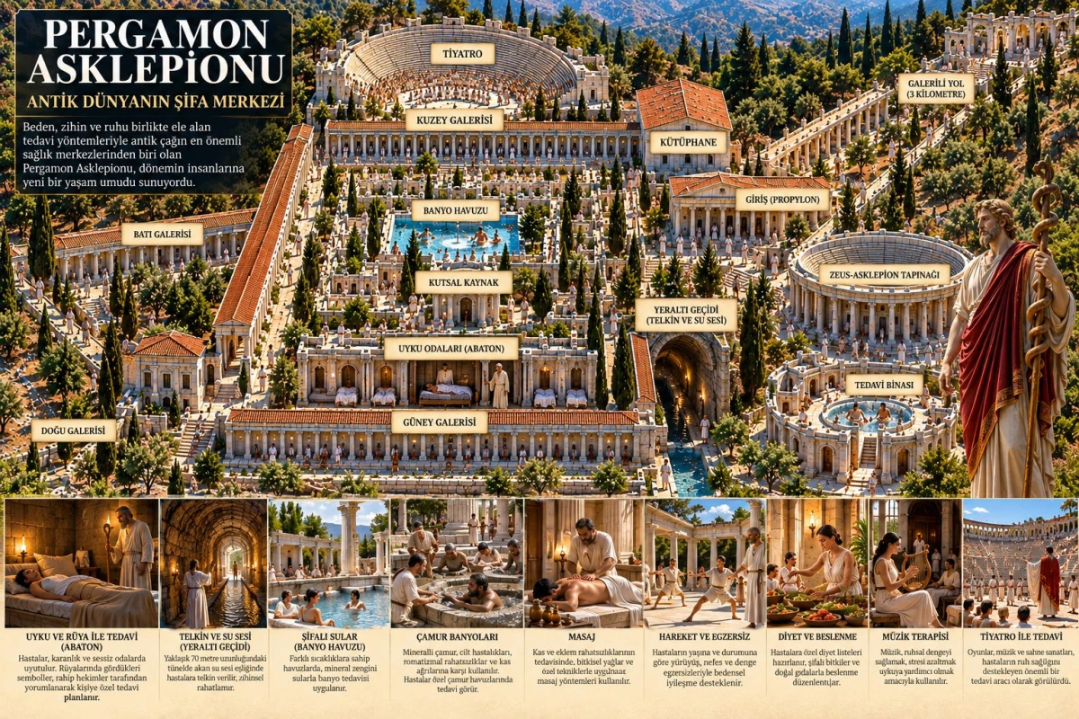 RUH SAĞLIĞININ 23 ASIRLIK REÇETESİ PERGAMON ASKLEPİONU’NDA