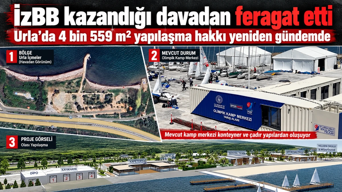 BÜYÜKŞEHİR KAZANDIĞI DAVADAN FERAGAT ETTİ: URLA’DA 4 BİN 559 METREKARELİK YAPILAŞMA HAKKI YENİDEN GÜNDEMDE